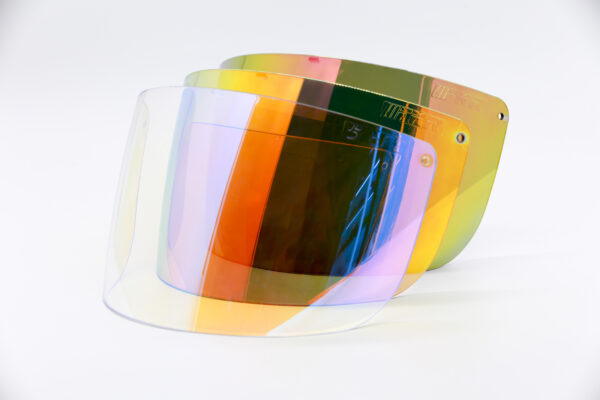 Safety helmet lenses